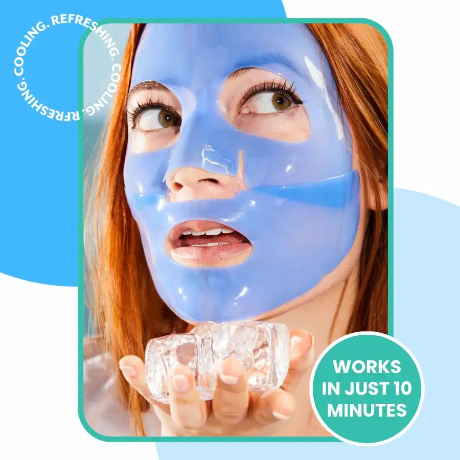 On Ice Firming Hydrogel Facial Mask | Patchology (1 Mask) - Patchology - Cloud Nine Pajamas