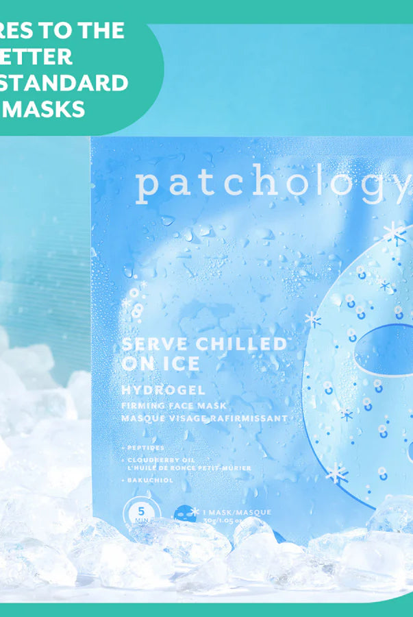 On Ice Firming Hydrogel Facial Mask | Patchology (1 Mask)