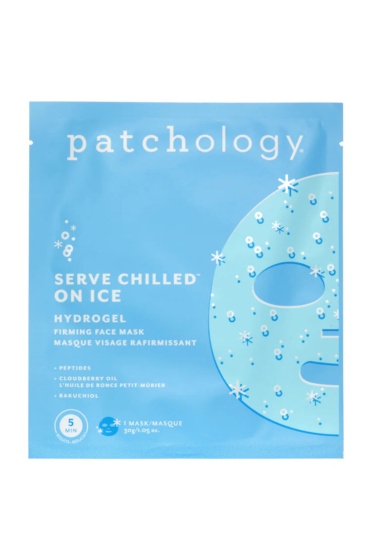 On Ice Firming Hydrogel Facial Mask | Patchology (1 Mask)