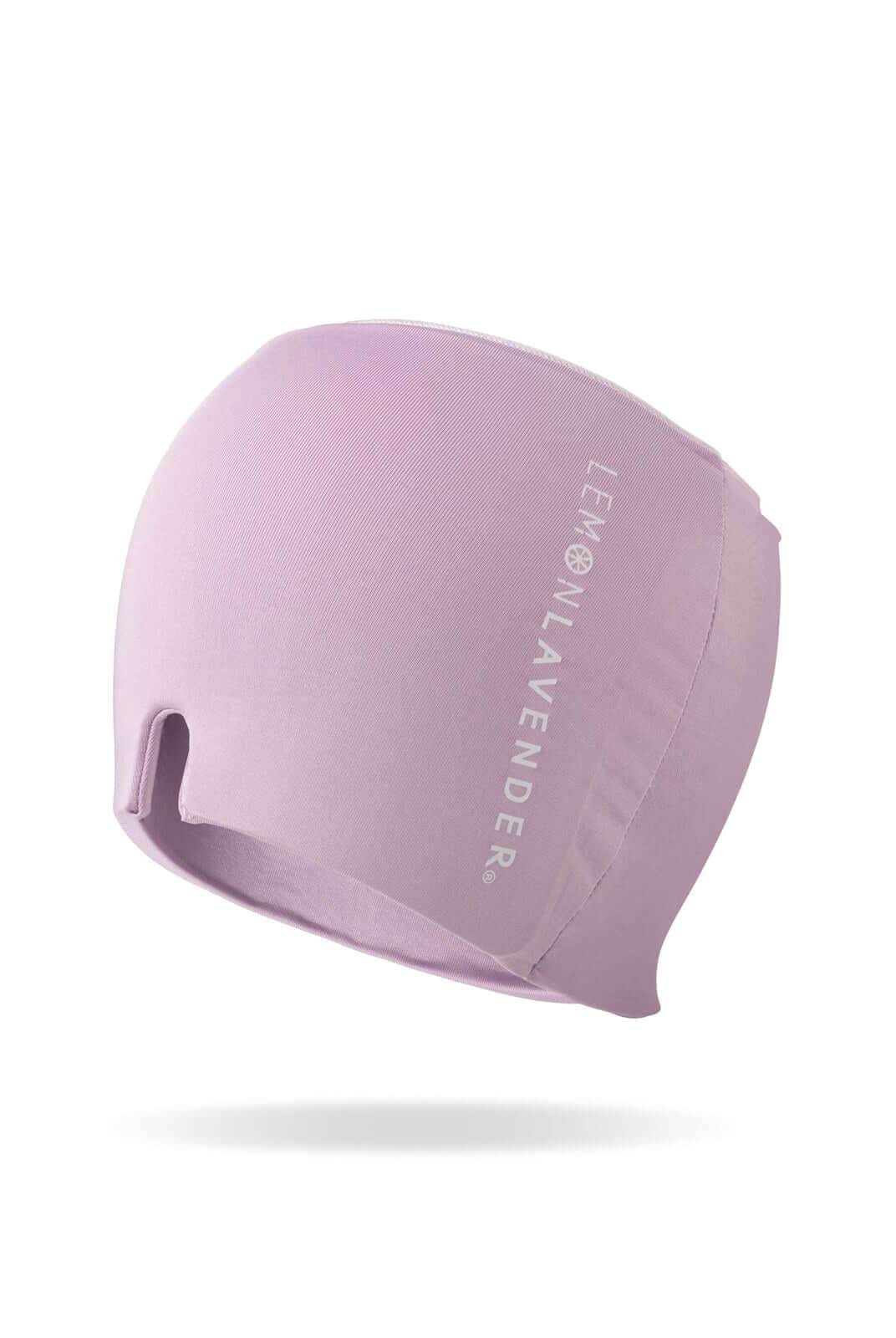 purple stretchy migraine cap