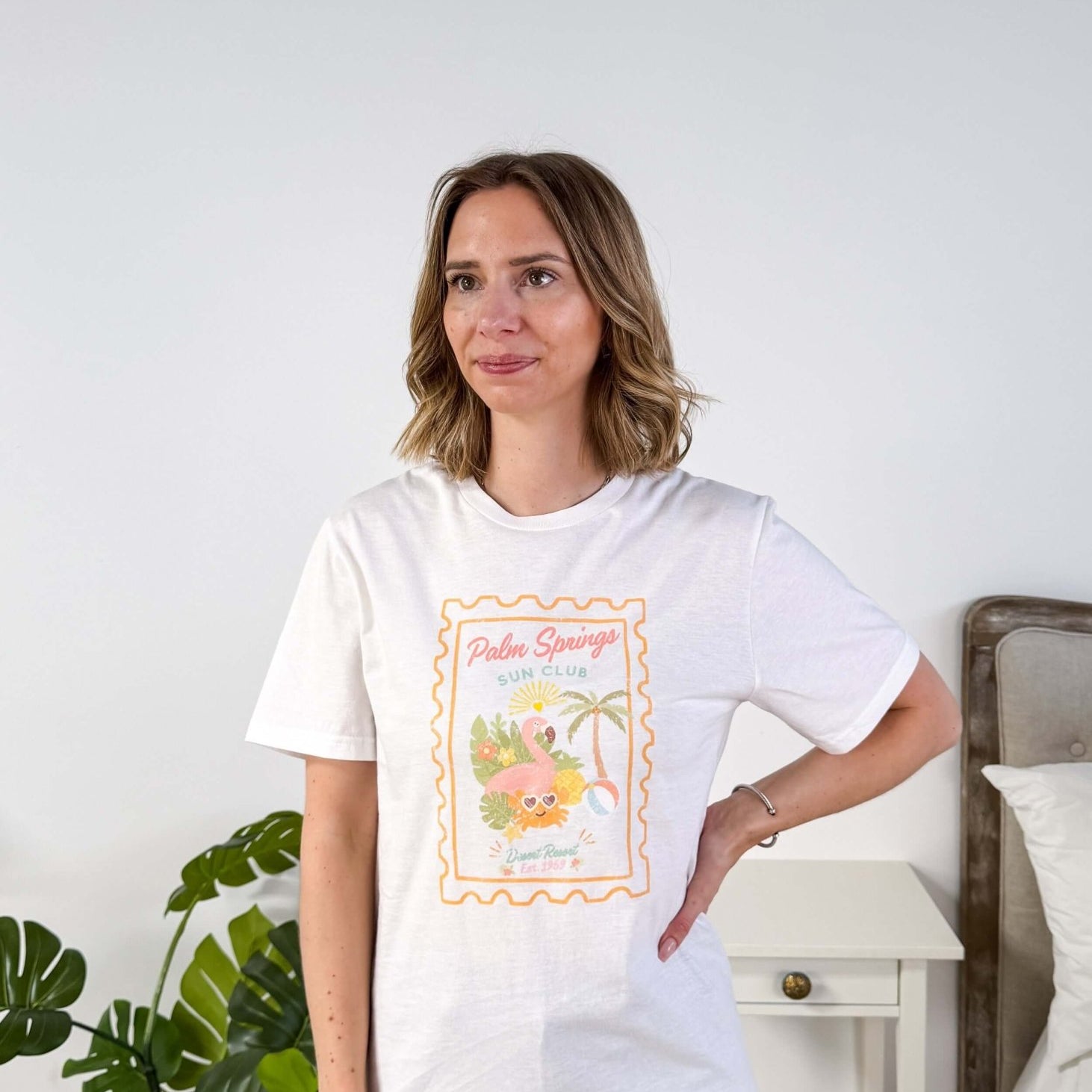 Palm Springs Crew Fit Graphic Tee