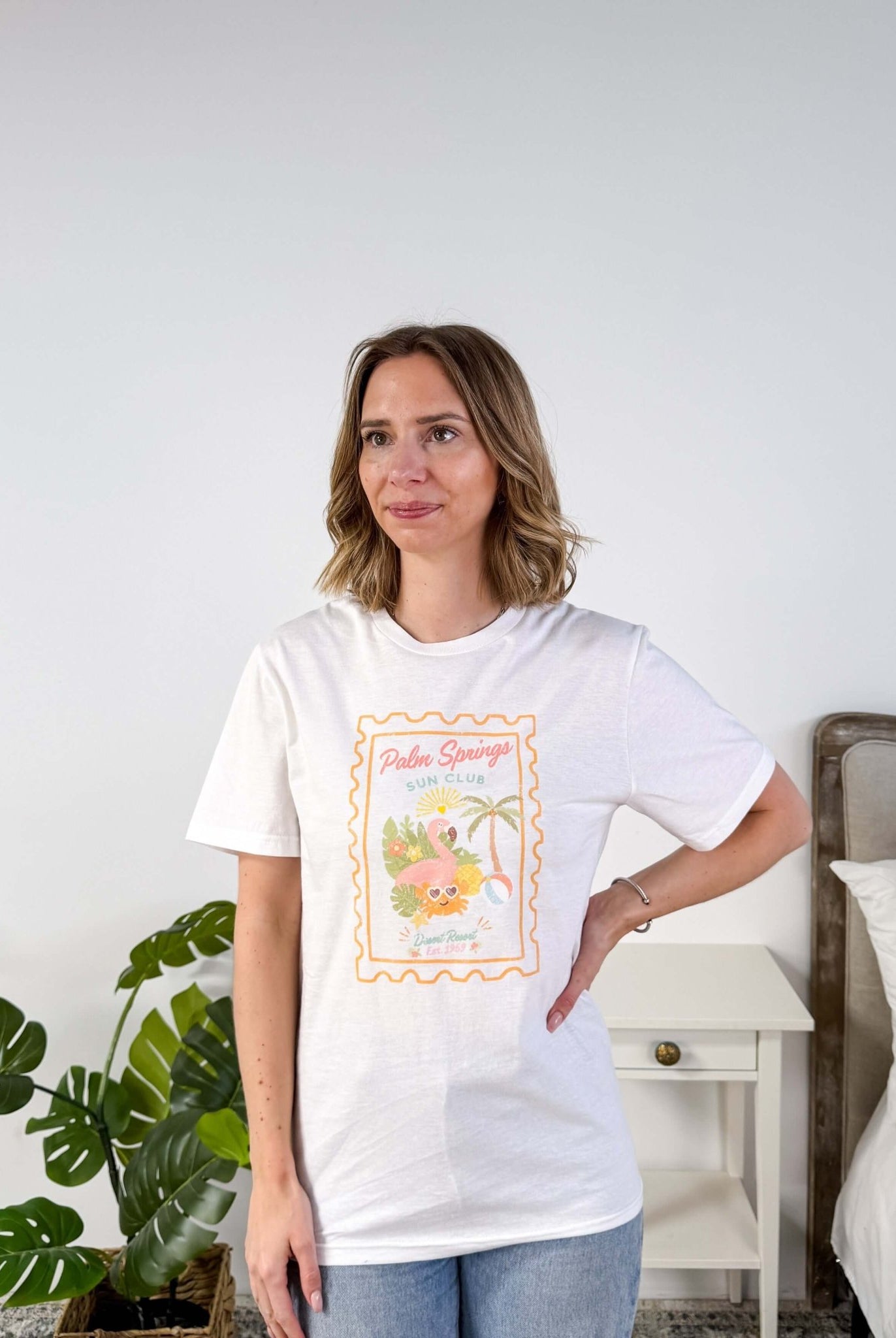 Palm Springs Crew Fit Graphic Tee
