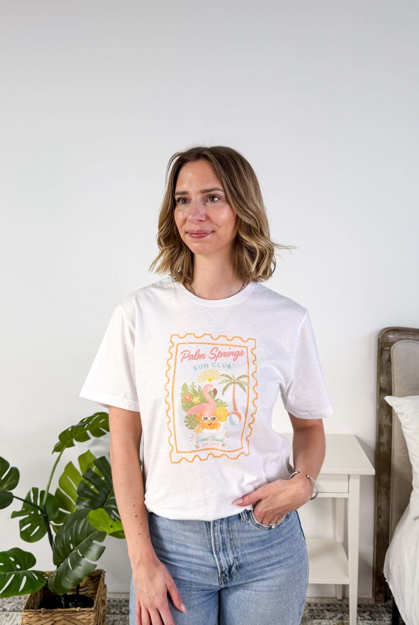 Palm Springs Crew Fit Graphic Tee