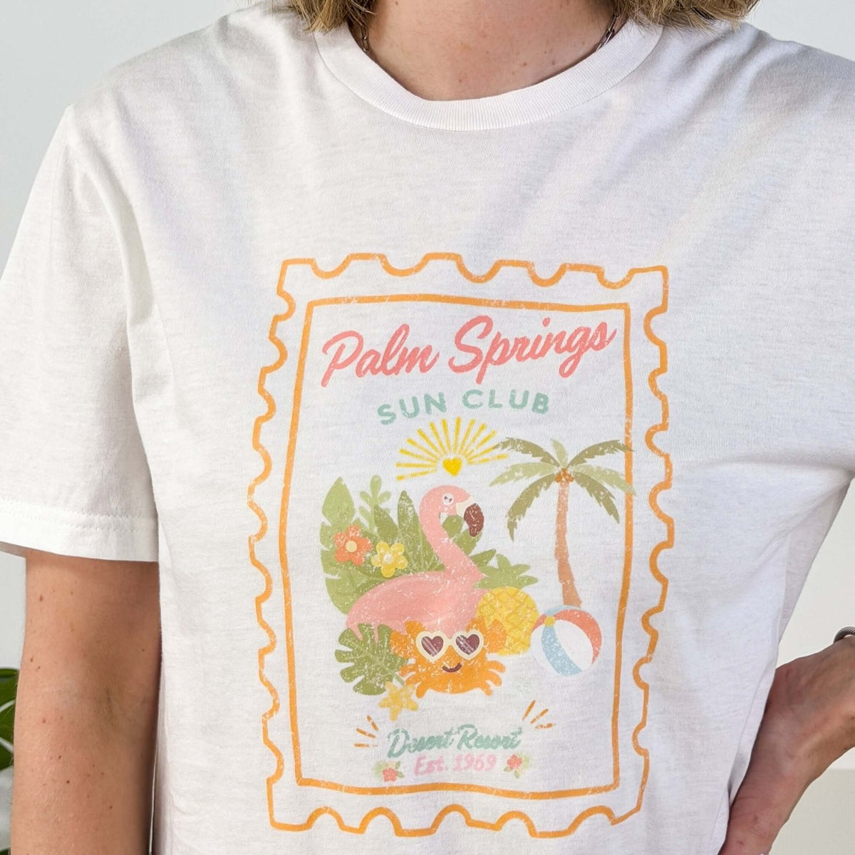 Palm Springs Crew Fit Graphic Tee