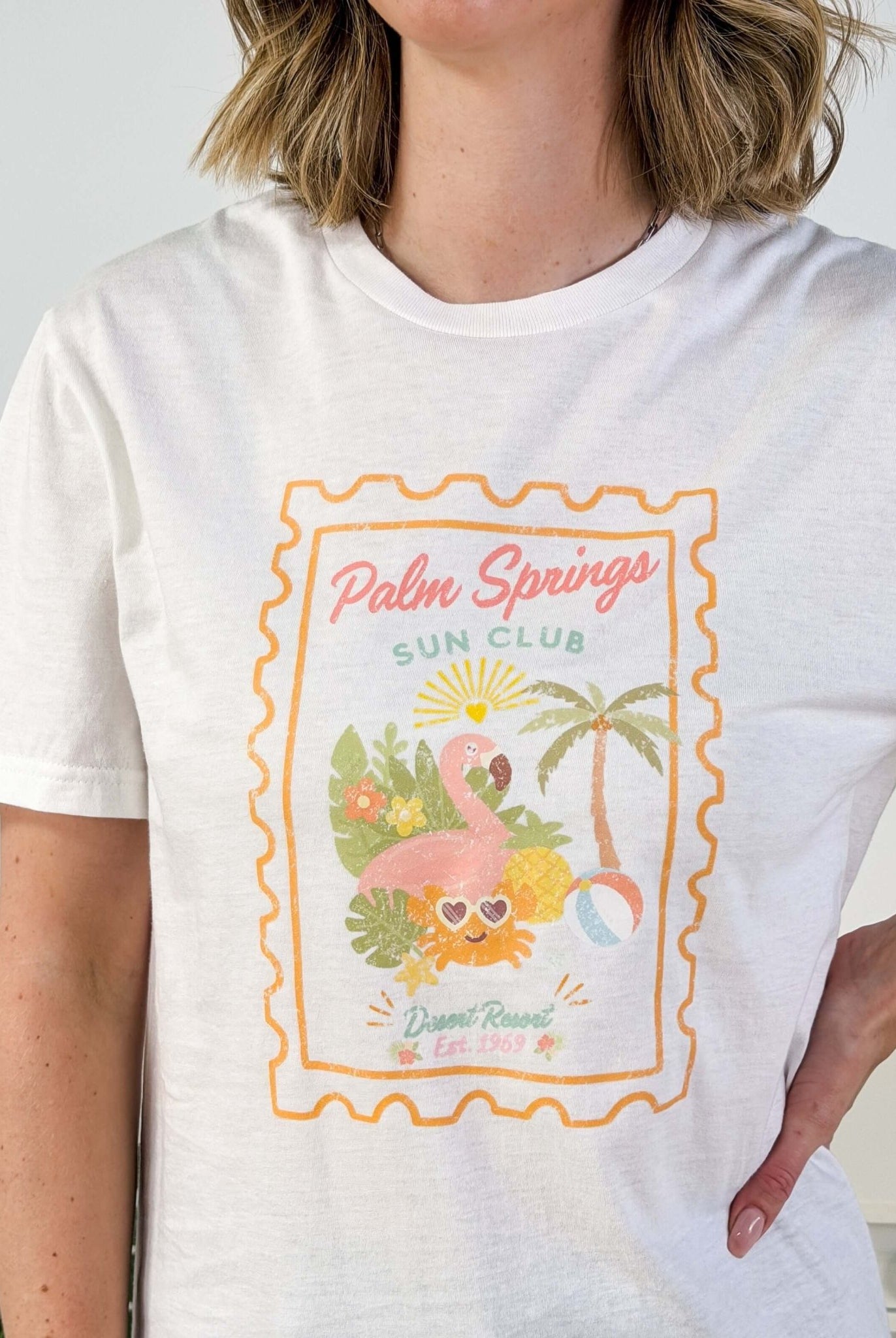 Palm Springs Crew Fit Graphic Tee