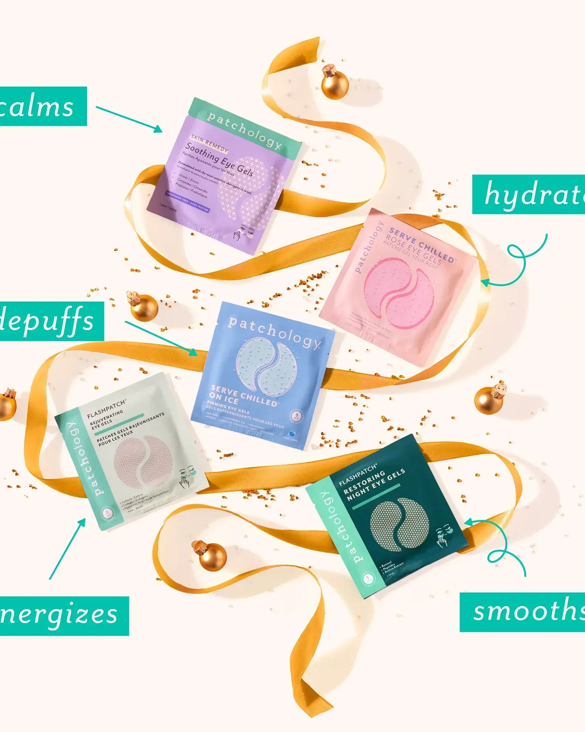 ZZZ Patching All the Way Under Eye Patch Gift Set | Patchology - Cloud Nine Pajamas