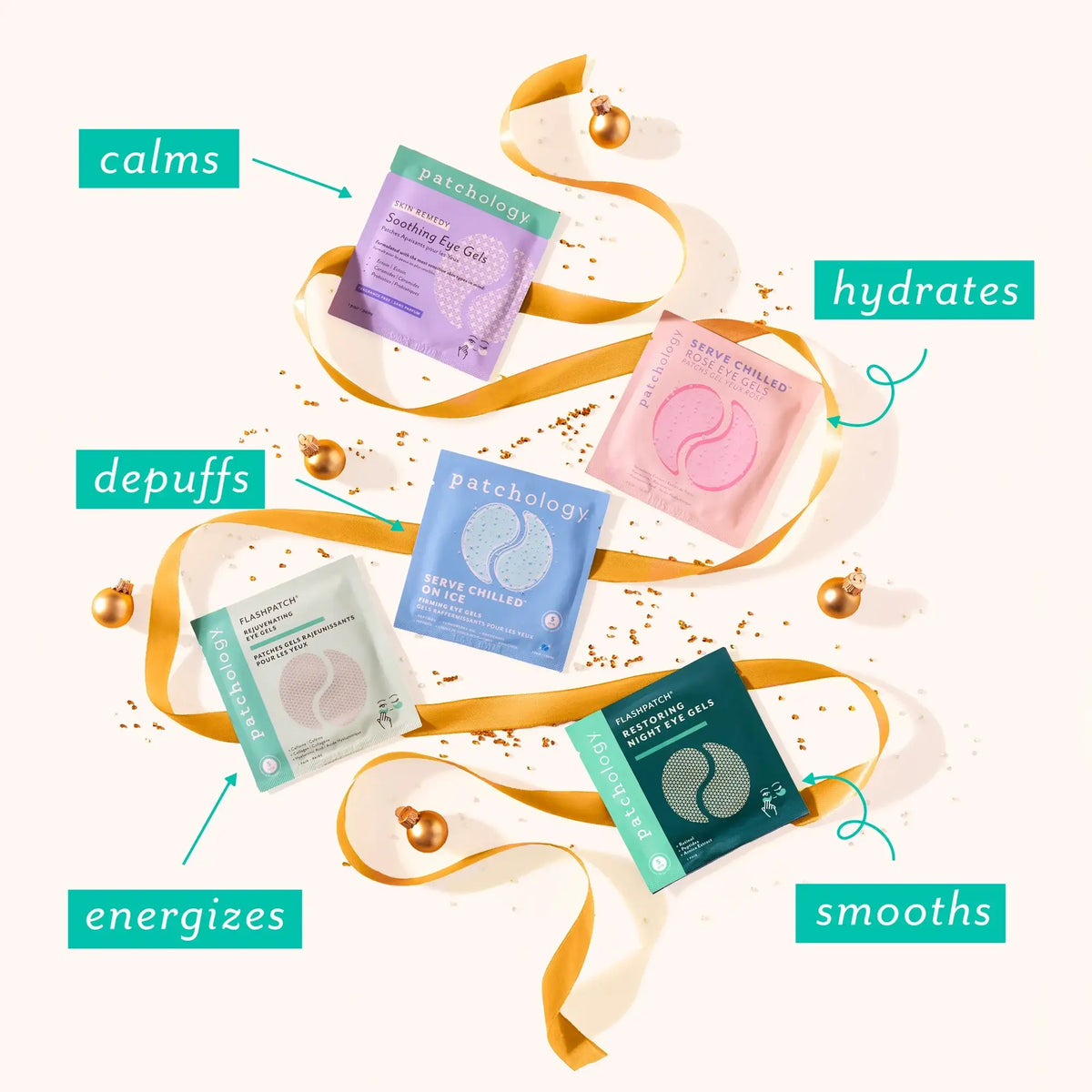 ZZZ Patching All the Way Under Eye Patch Gift Set | Patchology - Cloud Nine Pajamas