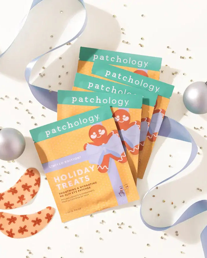 Holiday Treats Smoothing & Hydrating No-Slip Eye Patches | Patchology (5 Pack)