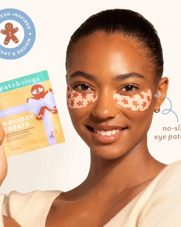 Holiday Treats Smoothing & Hydrating No-Slip Eye Patches | Patchology (5 Pack)