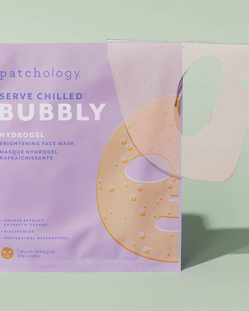 Patchology Serve Chilled™ Bubbly Brightening Hydrogel Mask (Single) - Patchology - Cloud Nine Pajamas