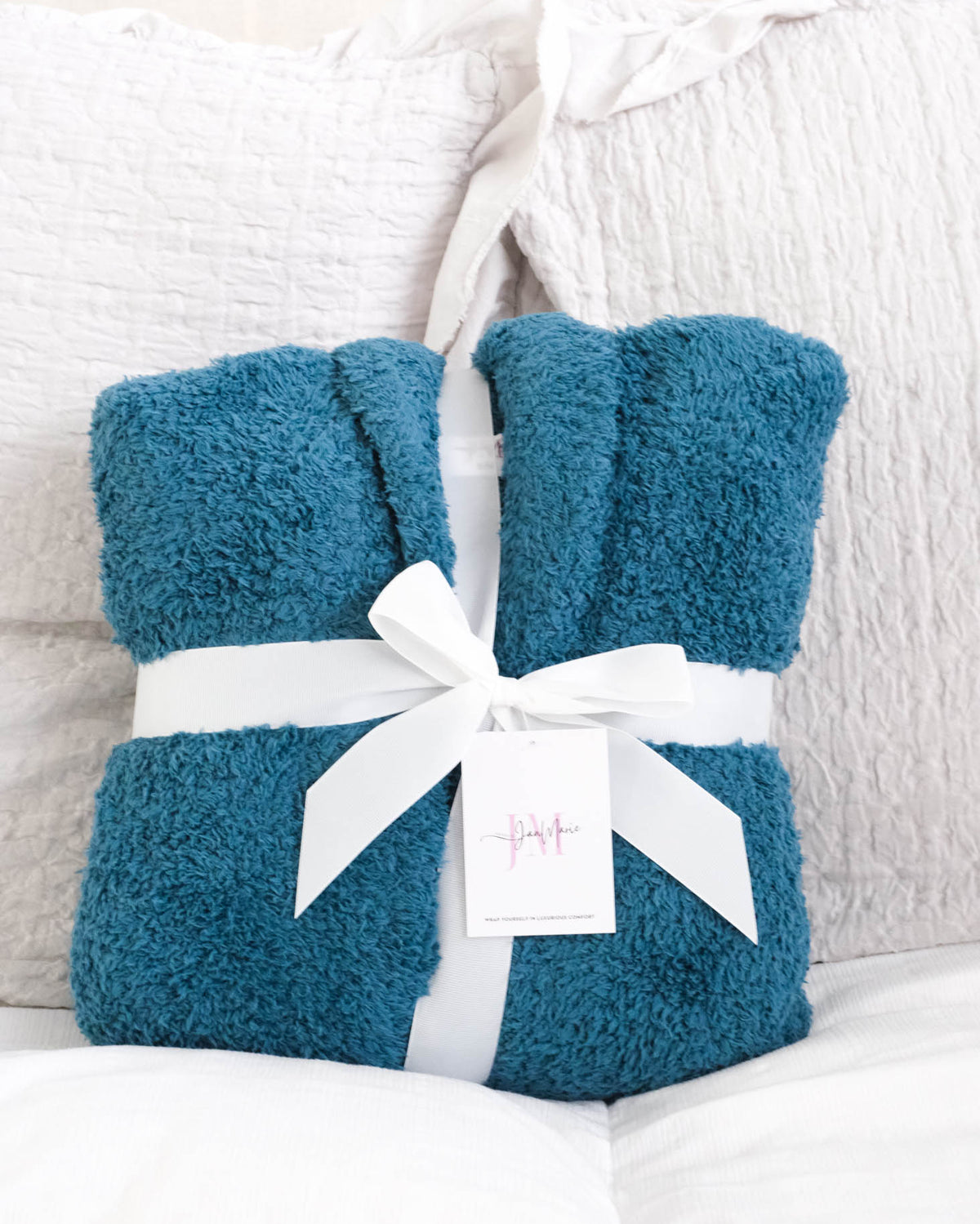 Lounge by Jan Marie Peacock Robe lifestyle morning coffee — Cloud Nine Pajamas Edmonton