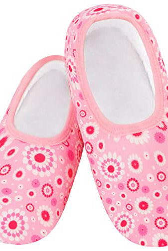 SNOOZIES Skinnies Lightweight Slipper Socks pinky