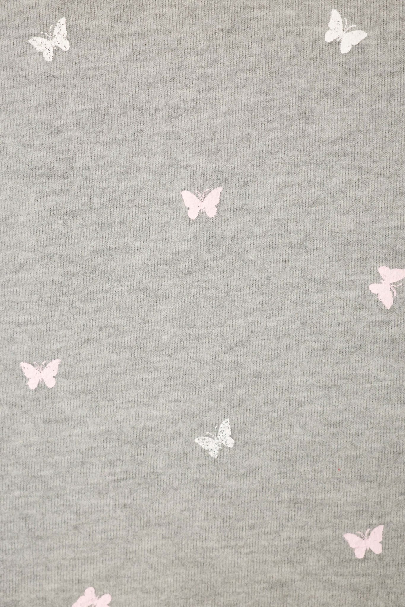 Butterfly Kisses Print PJ Salvage Spring 2026 Grey and Pink