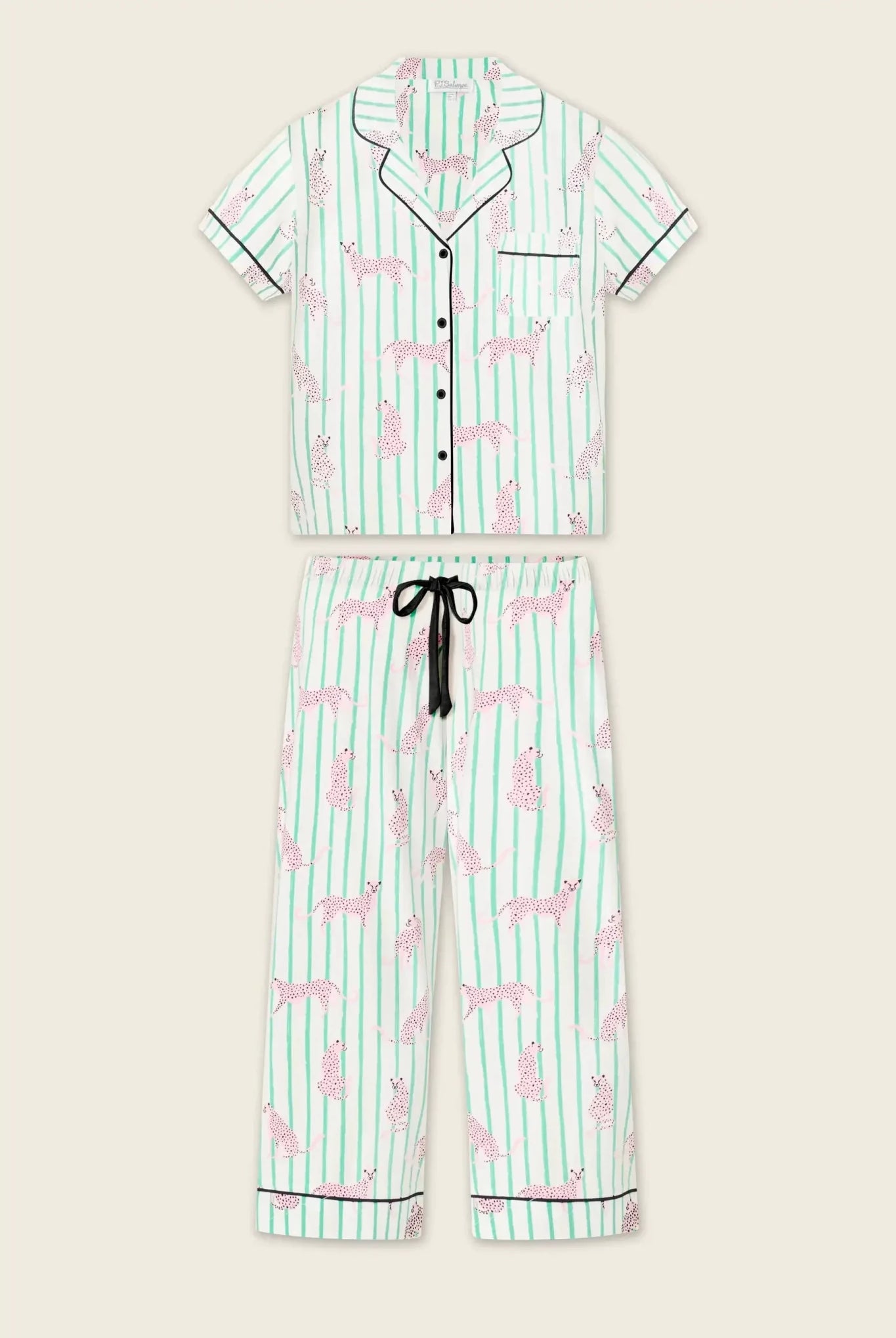 PJ SALVAGE Whimsy Cropped PJ Set | Multiple Patterns - PJ Salvage - Cloud Nine Pajamas
