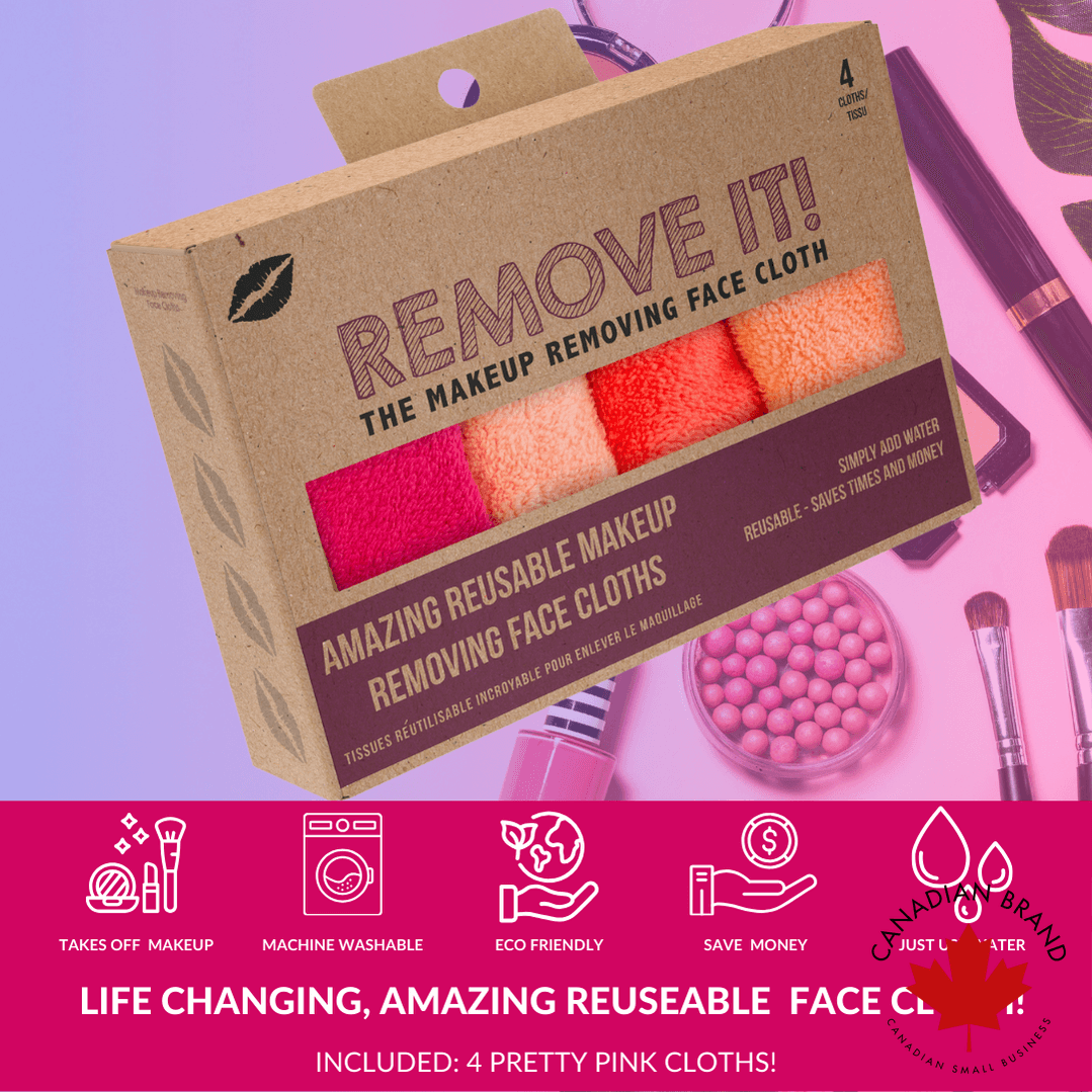 Remove It! Cloth - 4 Pack Makeup Removing Cloth-Remove It-Cloud Nine Pajamas