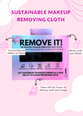 Remove It Reusable Makeup Remover Cloth | Black
