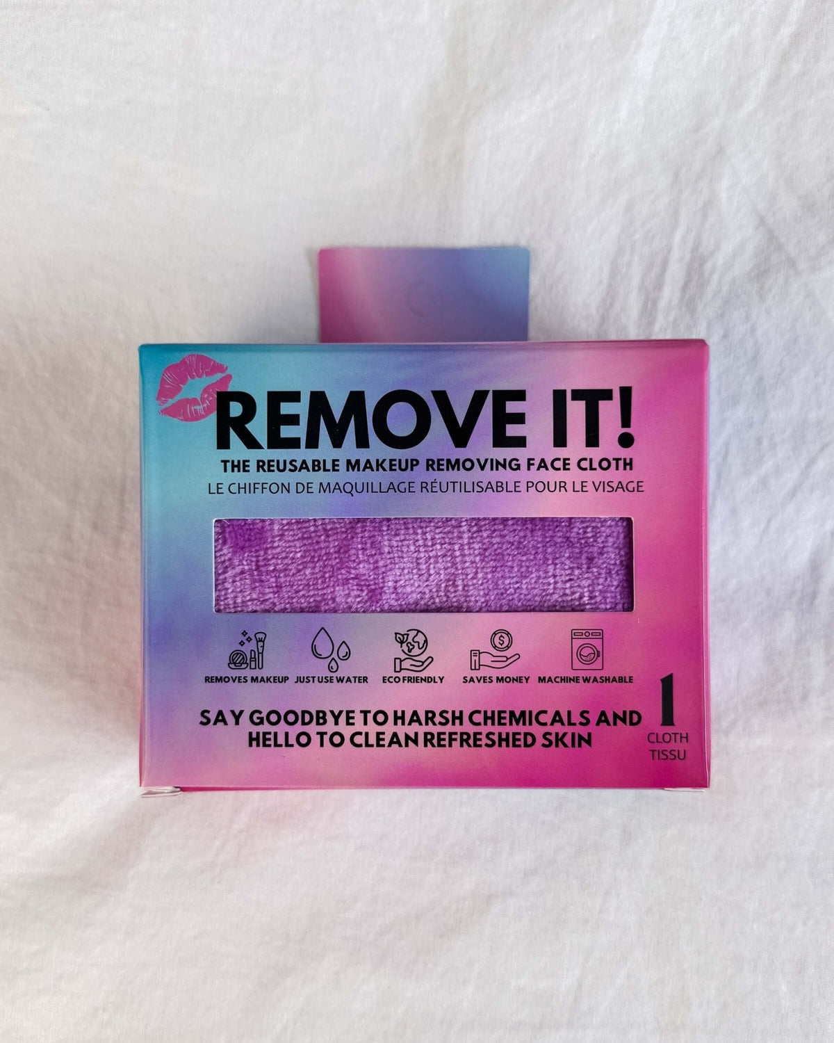 Remove It – Icy Purple Makeup Remover Cloth