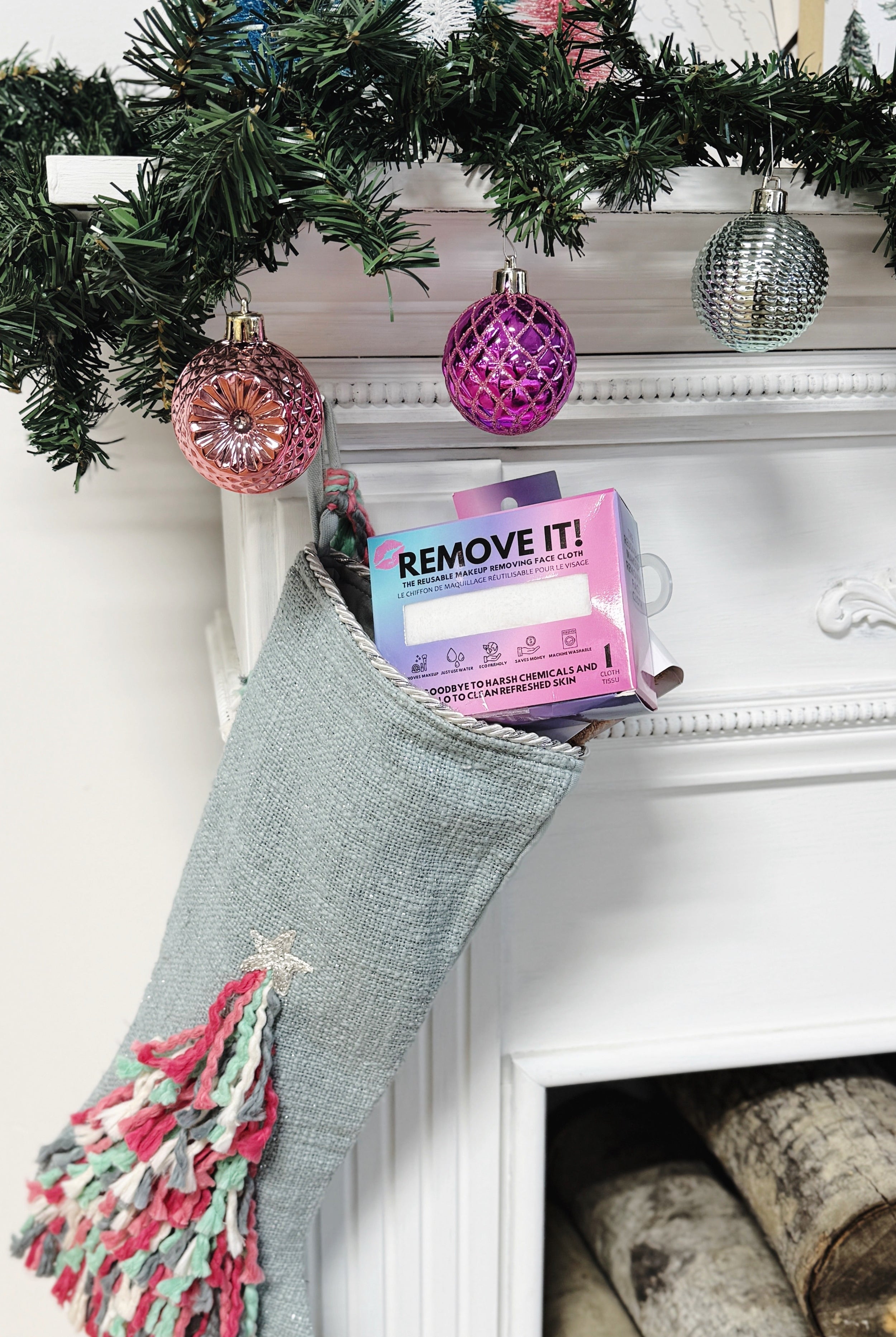 white remove it reusable makeup removing face cloth microfibre eco friendly skincare essential - just use warm water! Makes a great stocking stuffer!