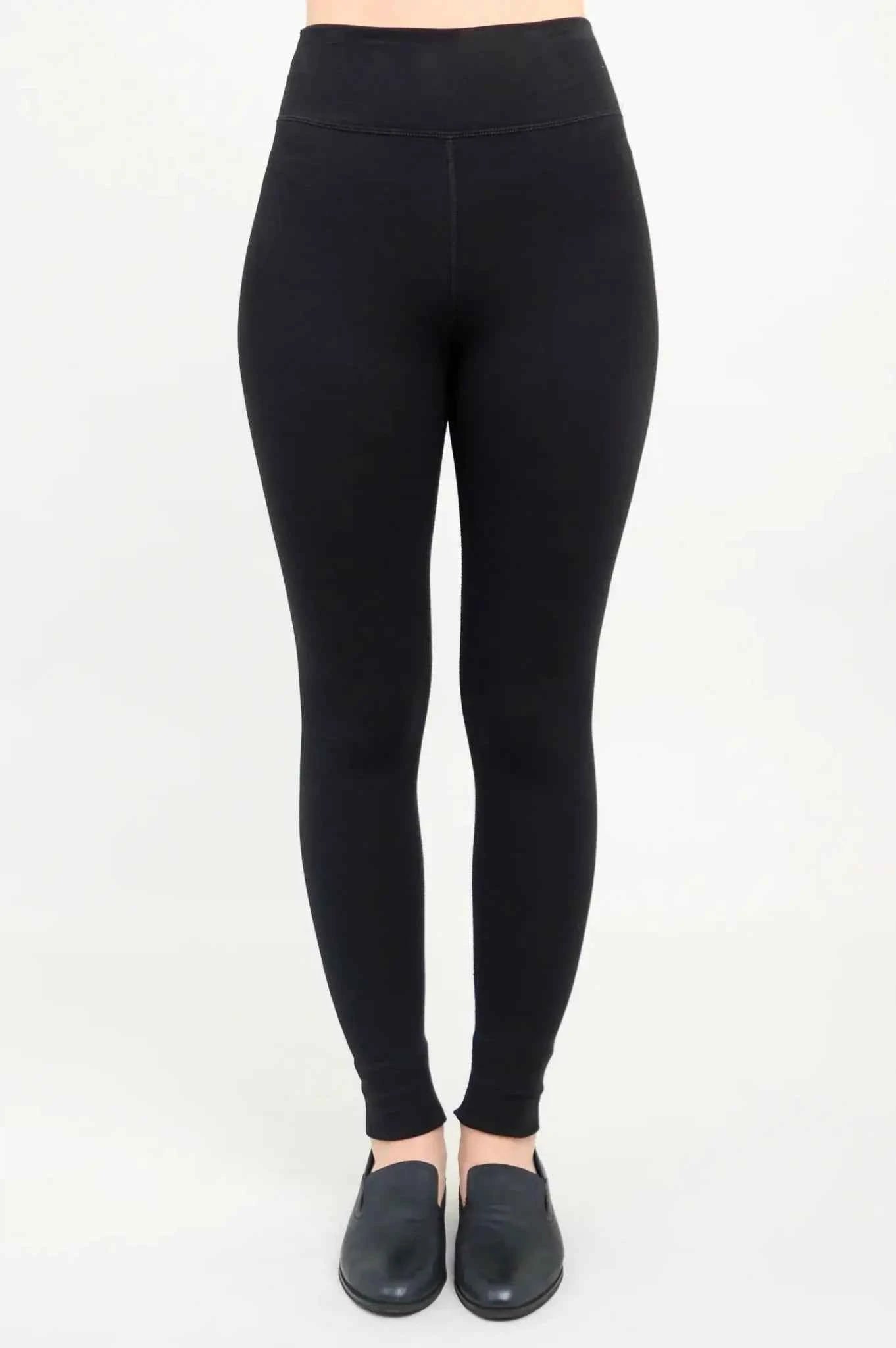 Riley Bamboo Cotton Leggings - No-Bind Waistband