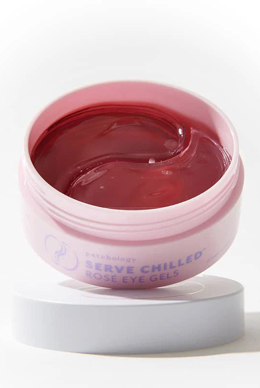 Serve Chilled Rosé Hydrating Eye Gels | Patchology (15 Pairs/Tin)