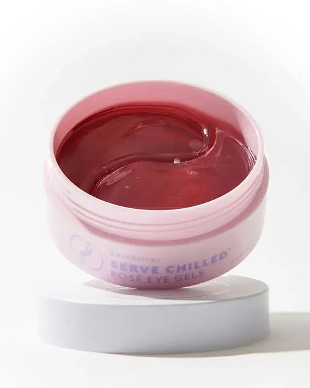 Serve Chilled Rosé Hydrating Eye Gels | Patchology (15 Pairs/Tin)