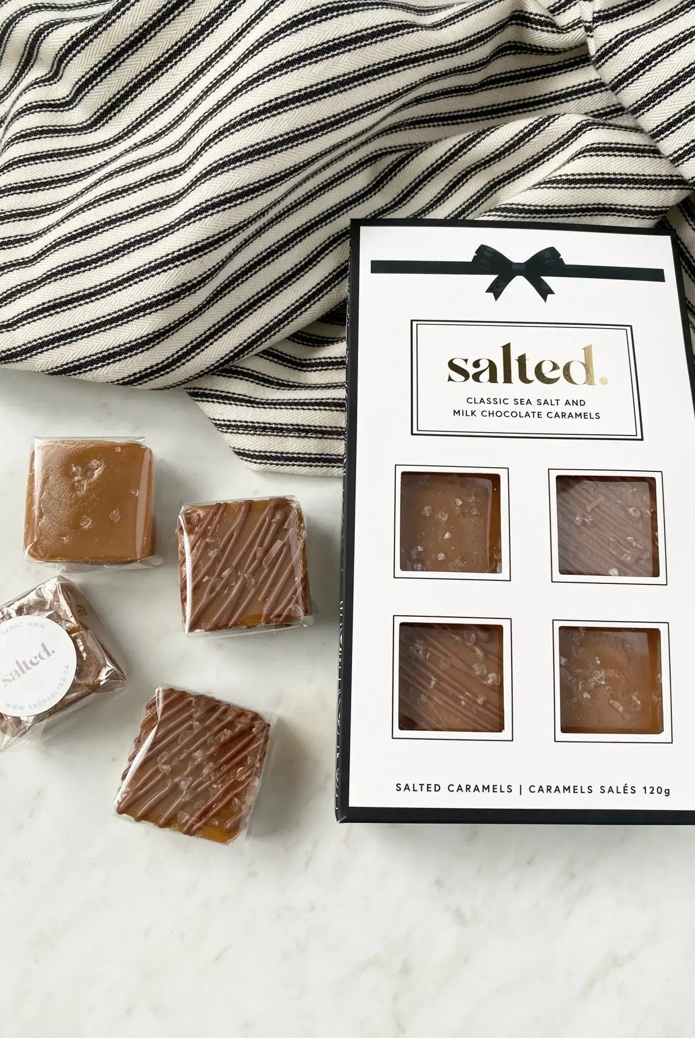 SALTED. | Salted Elegance- 4 piece Caramel Window Box