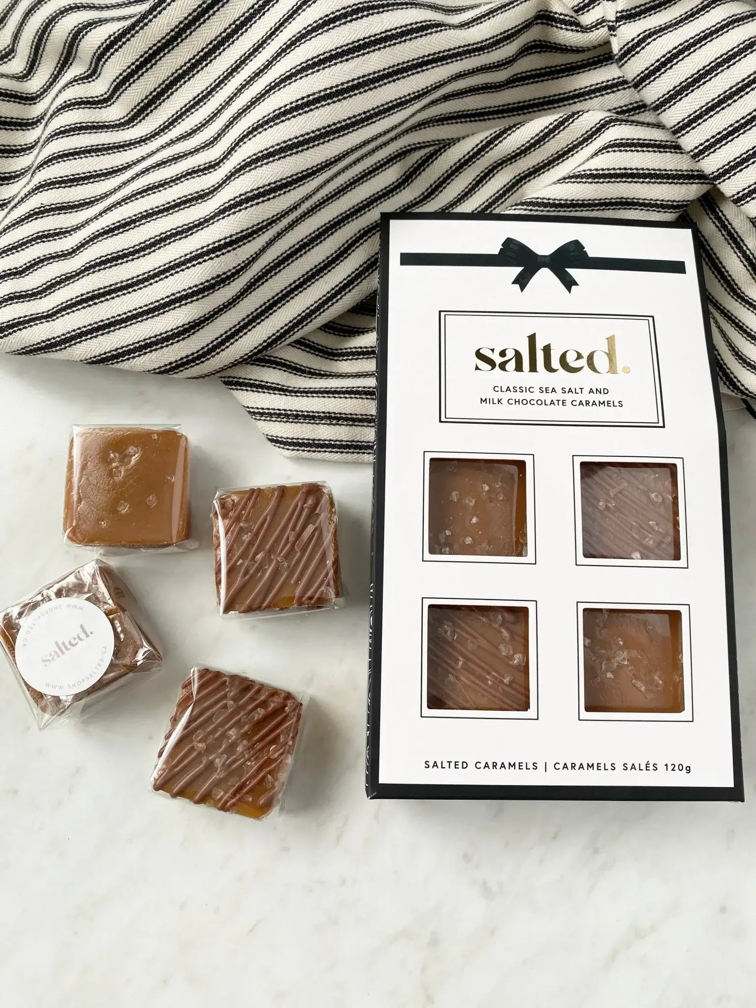 SALTED. | Salted Elegance- 4 piece Caramel Window Box