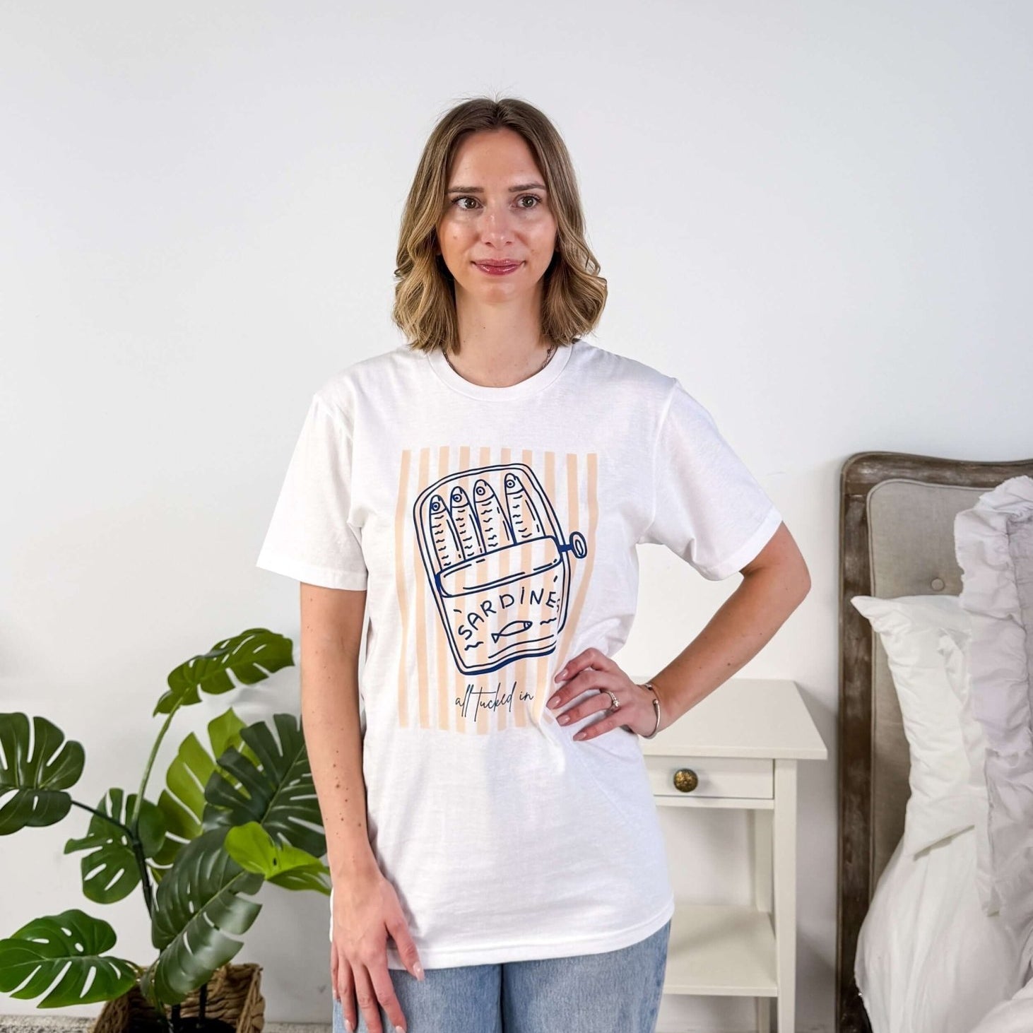 Sardine Crew Fit Graphic Tee
