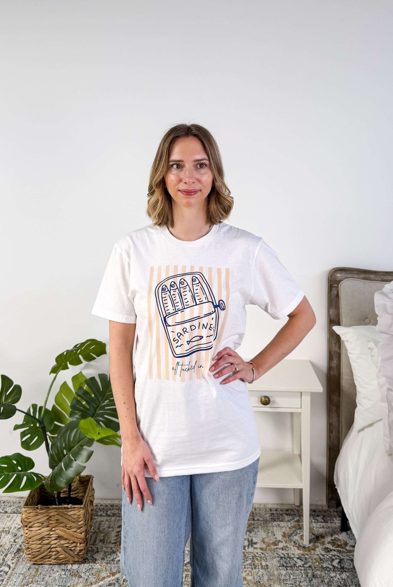 Sardine Crew Fit Graphic Tee