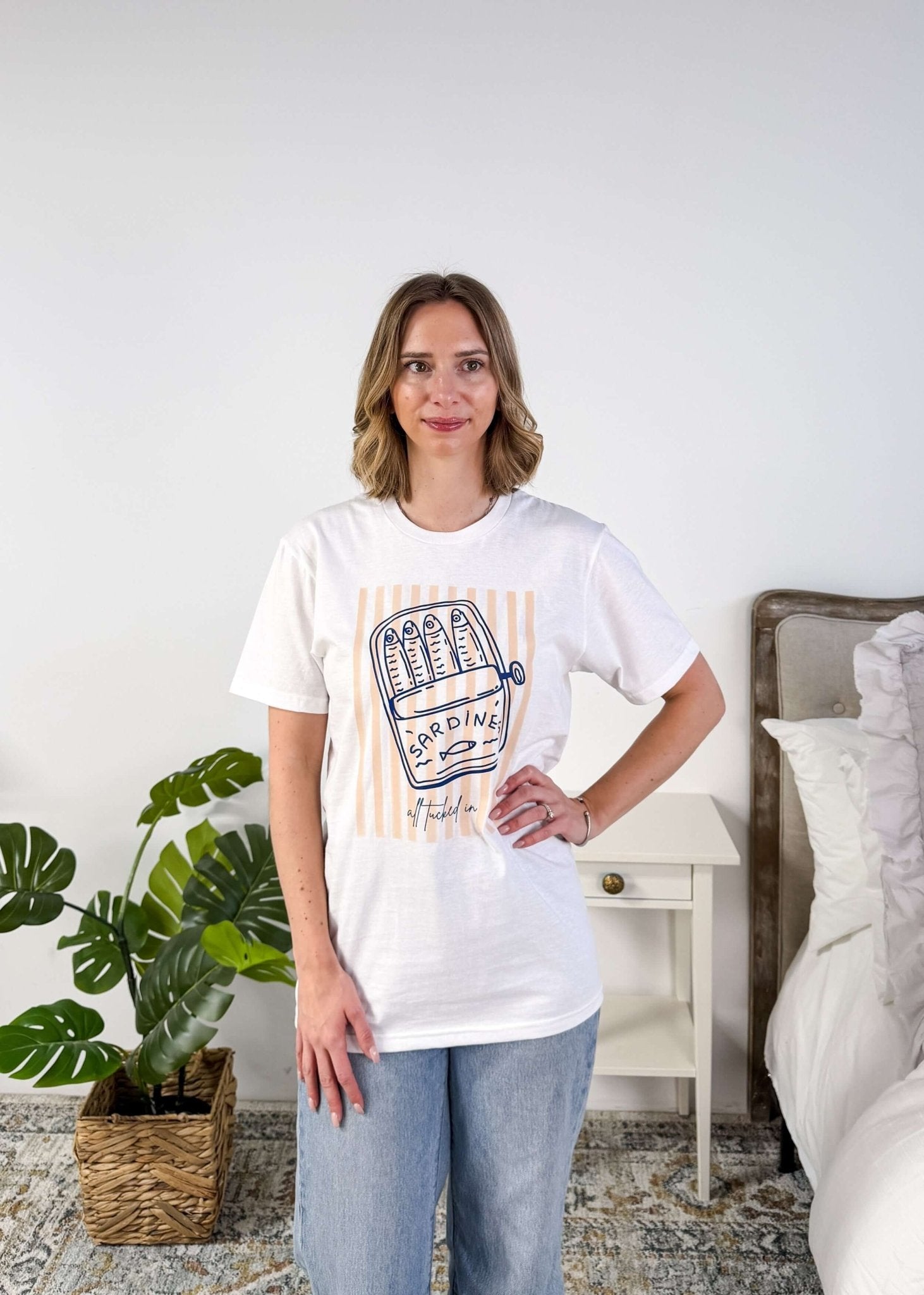 Sardine Crew Fit Graphic Tee