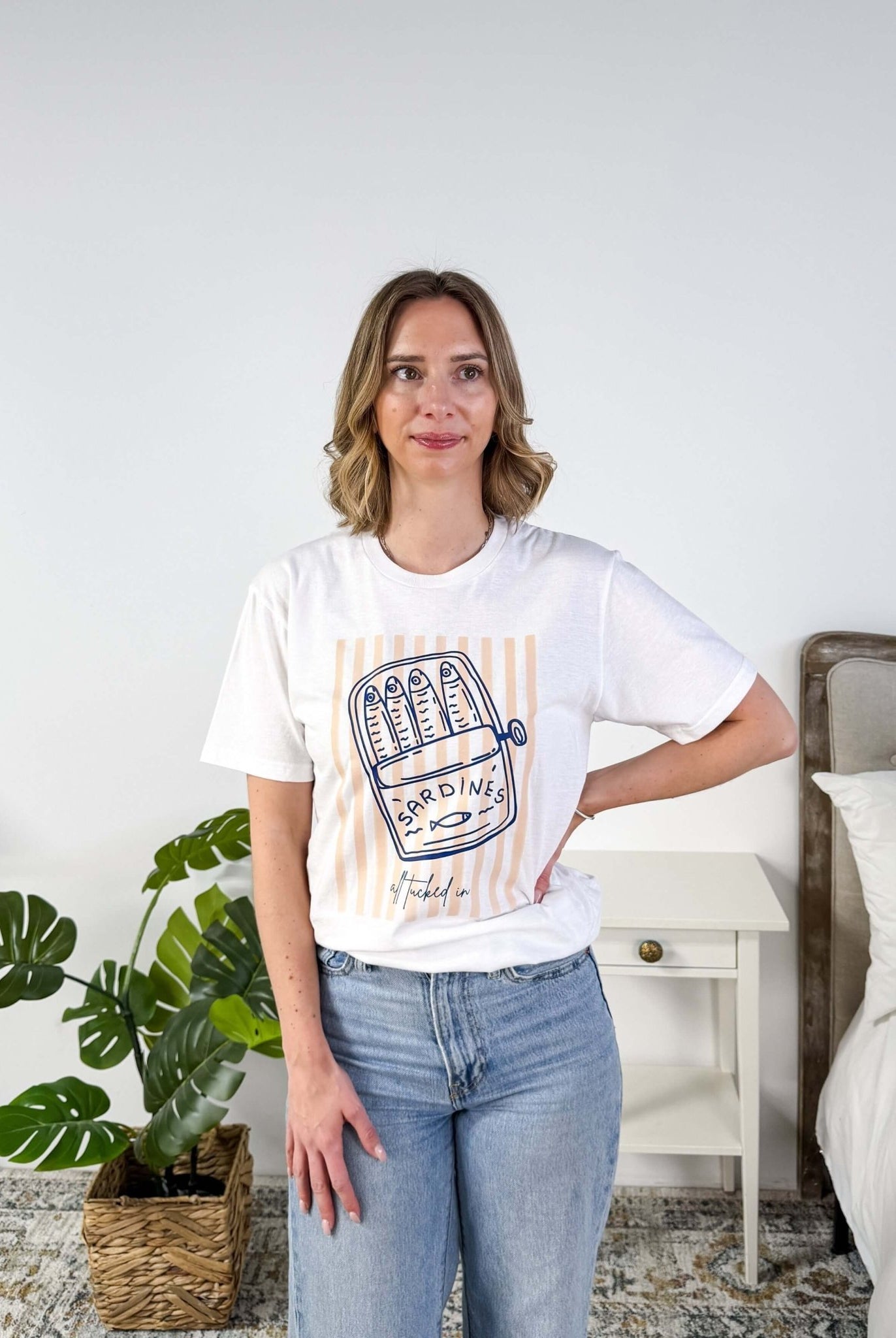 Sardine Crew Fit Graphic Tee