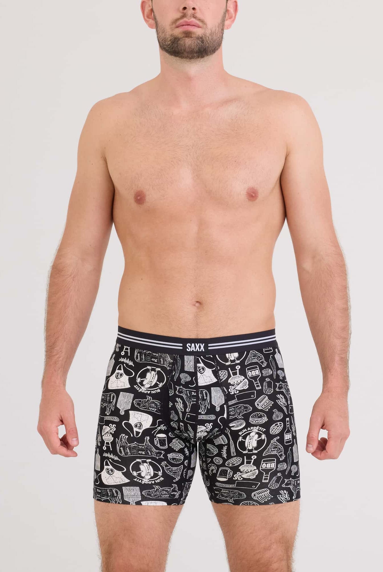 SAXX Vibe Boxer Brief – Moisture - Wicking EcoVero™ Jersey with Patented BallPark Pouch™ - Saxx Underwear Co. - Cloud Nine Pajamas