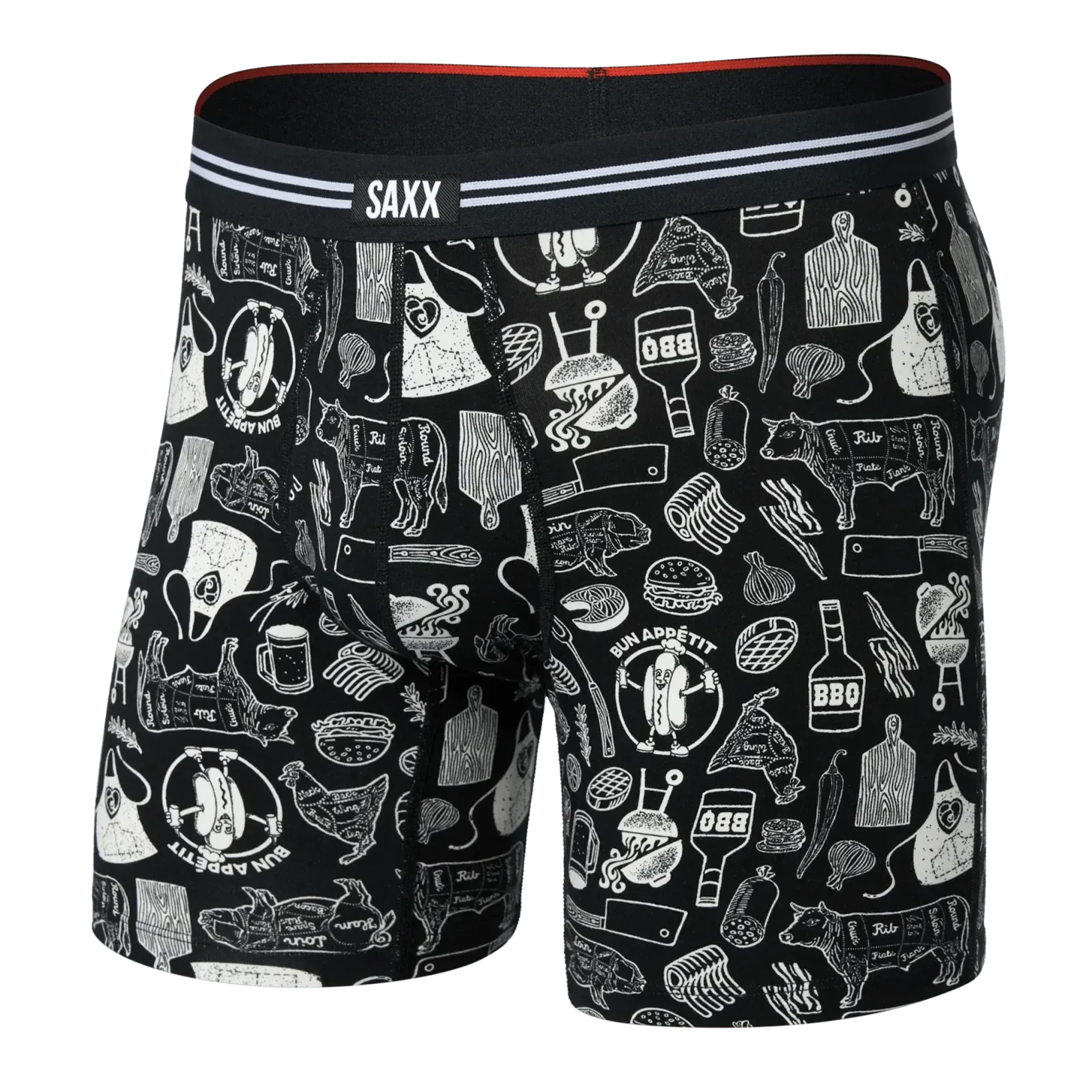 SAXX Vibe Boxer Brief – Moisture - Wicking EcoVero™ Jersey with Patented BallPark Pouch™ - Saxx Underwear Co. - Cloud Nine Pajamas