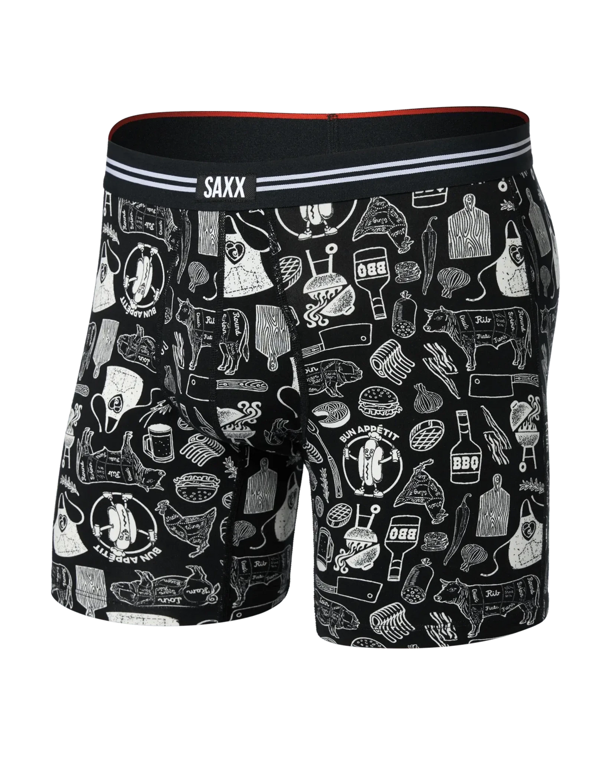 SAXX Vibe Boxer Brief – Moisture - Wicking EcoVero™ Jersey with Patented BallPark Pouch™ - Saxx Underwear Co. - Cloud Nine Pajamas