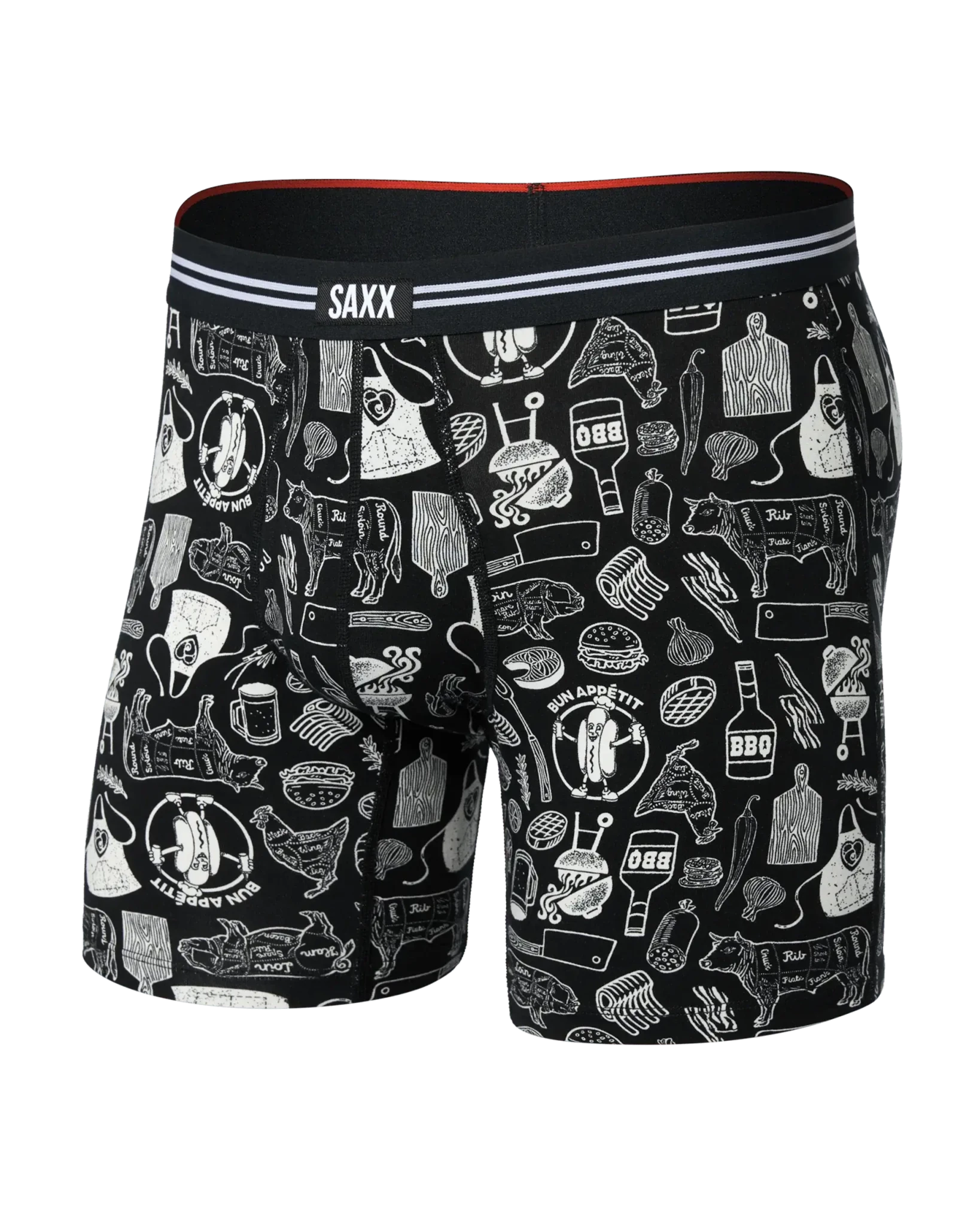 SAXX Vibe Boxer Brief – Moisture - Wicking EcoVero™ Jersey with Patented BallPark Pouch™ - Saxx Underwear Co. - Cloud Nine Pajamas