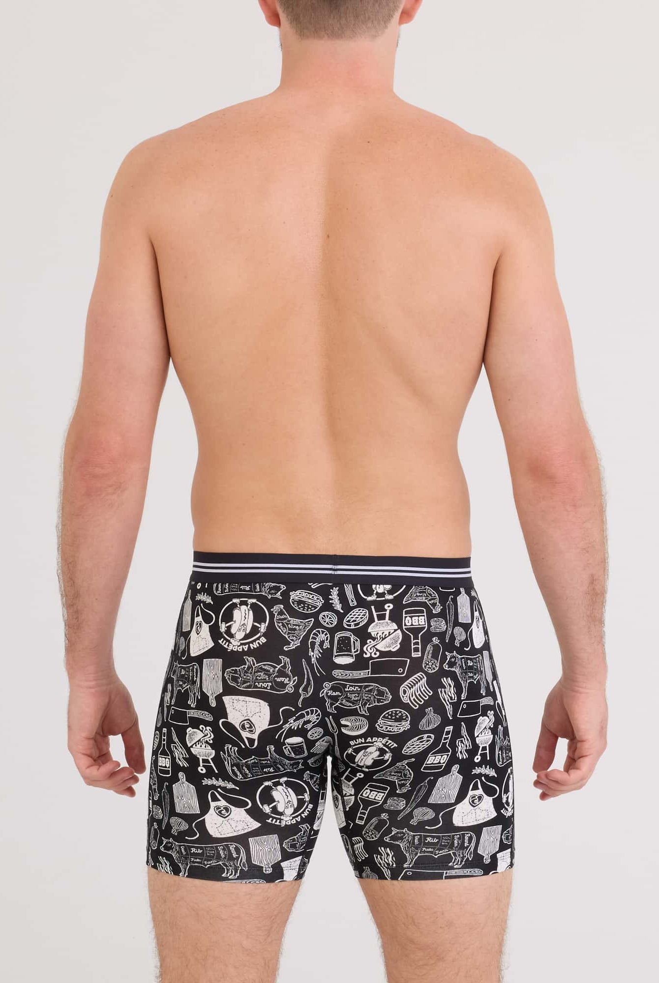 SAXX Vibe Boxer Brief – Moisture - Wicking EcoVero™ Jersey with Patented BallPark Pouch™ - Saxx Underwear Co. - Cloud Nine Pajamas