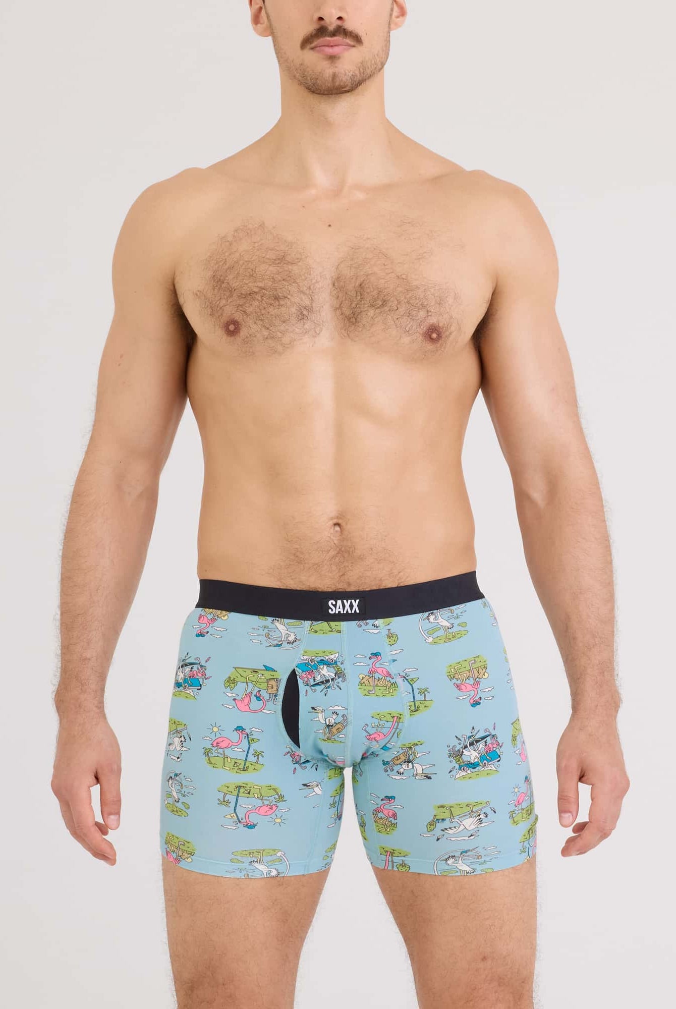 SAXX Vibe Boxer Brief – Moisture - Wicking EcoVero™ Jersey with Patented BallPark Pouch™ - Saxx Underwear Co. - Cloud Nine Pajamas