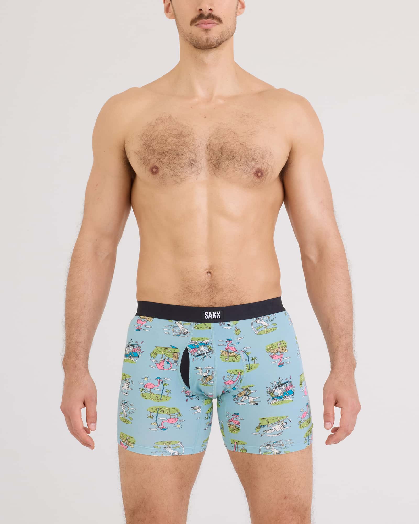 SAXX Vibe Boxer Brief – Moisture - Wicking EcoVero™ Jersey with Patented BallPark Pouch™ - Saxx Underwear Co. - Cloud Nine Pajamas