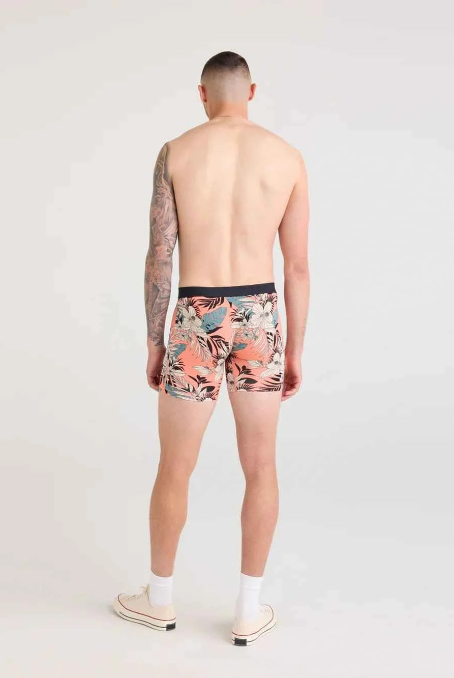 SAXX Men's Vibe Xtra Soft Comfort Boxer Brief 6 Inch Inseam BallPark Pouch