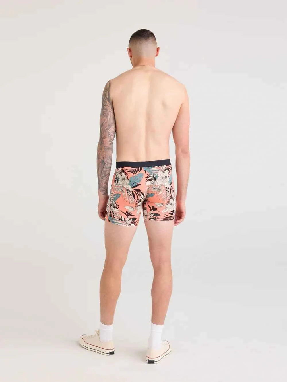 SAXX Men's Vibe Xtra Soft Comfort Boxer Brief 6 Inch Inseam BallPark Pouch