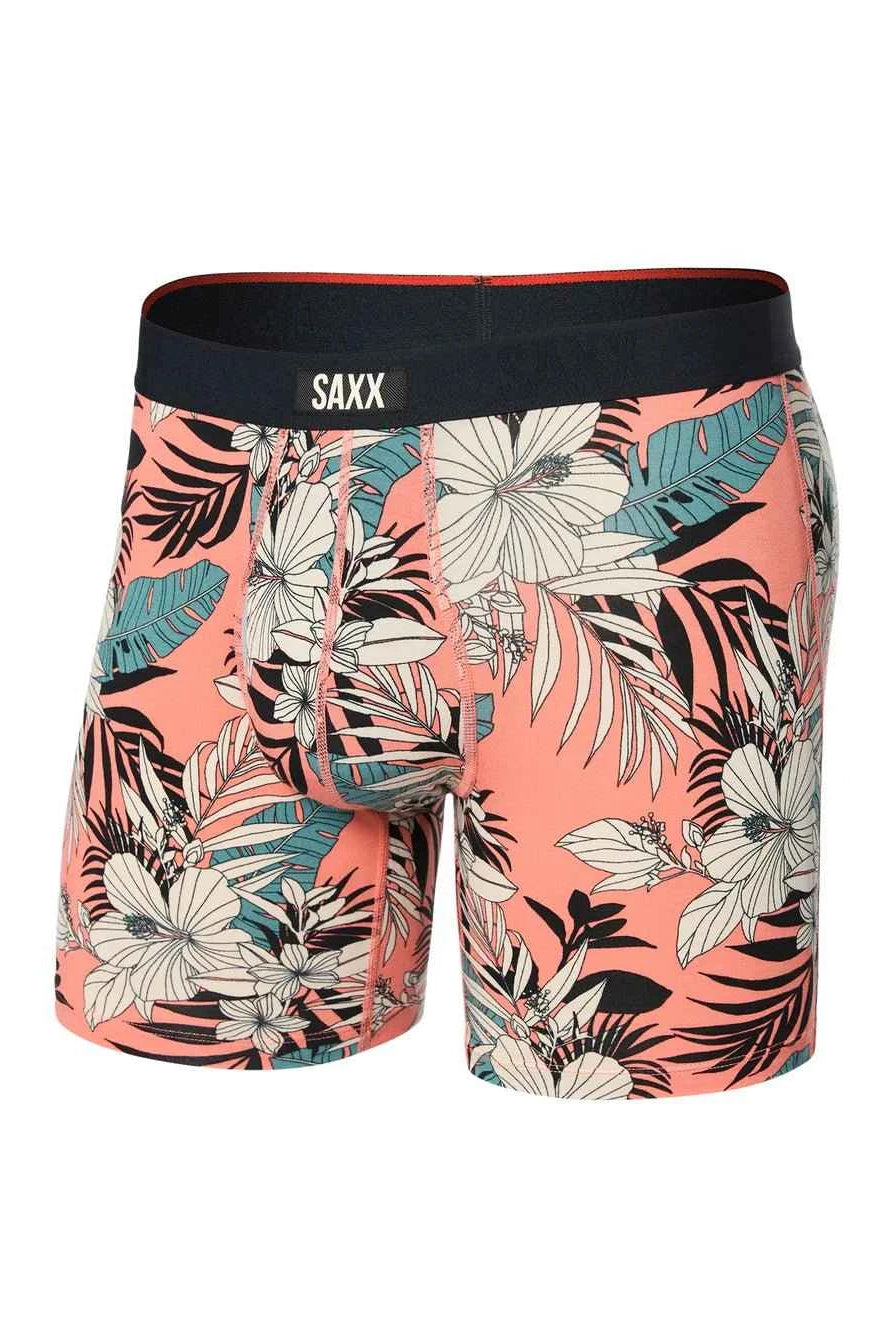 SAXX Men's Vibe Xtra Soft Comfort Boxer Brief 6 Inch Inseam BallPark Pouch
