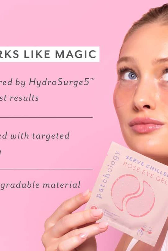 Serve Chilled Rosé Eye Gels | Patchology (Single Pair) - Patchology - Cloud Nine Pajamas