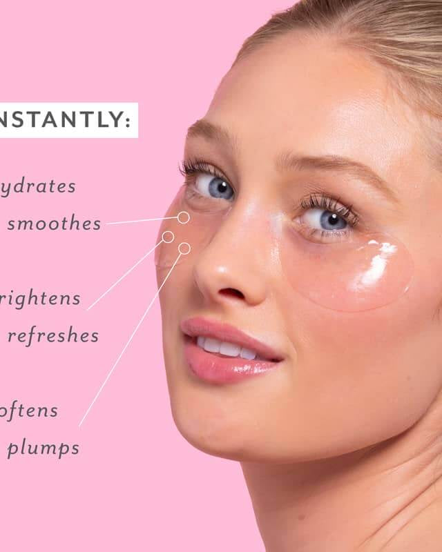 Serve Chilled Rosé Hydrating Eye Gels | Patchology (15 Pairs/Tin)