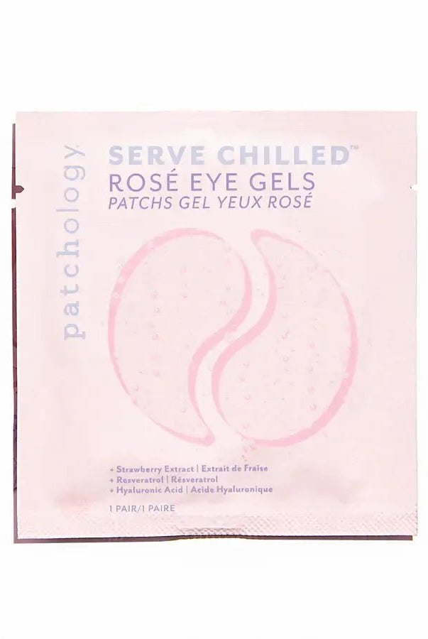 Serve Chilled Rosé Eye Gels | Patchology (Single Pair)