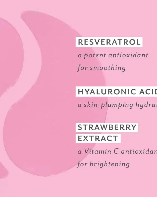 Serve Chilled Rosé Hydrating Eye Gels | Patchology (15 Pairs/Tin)
