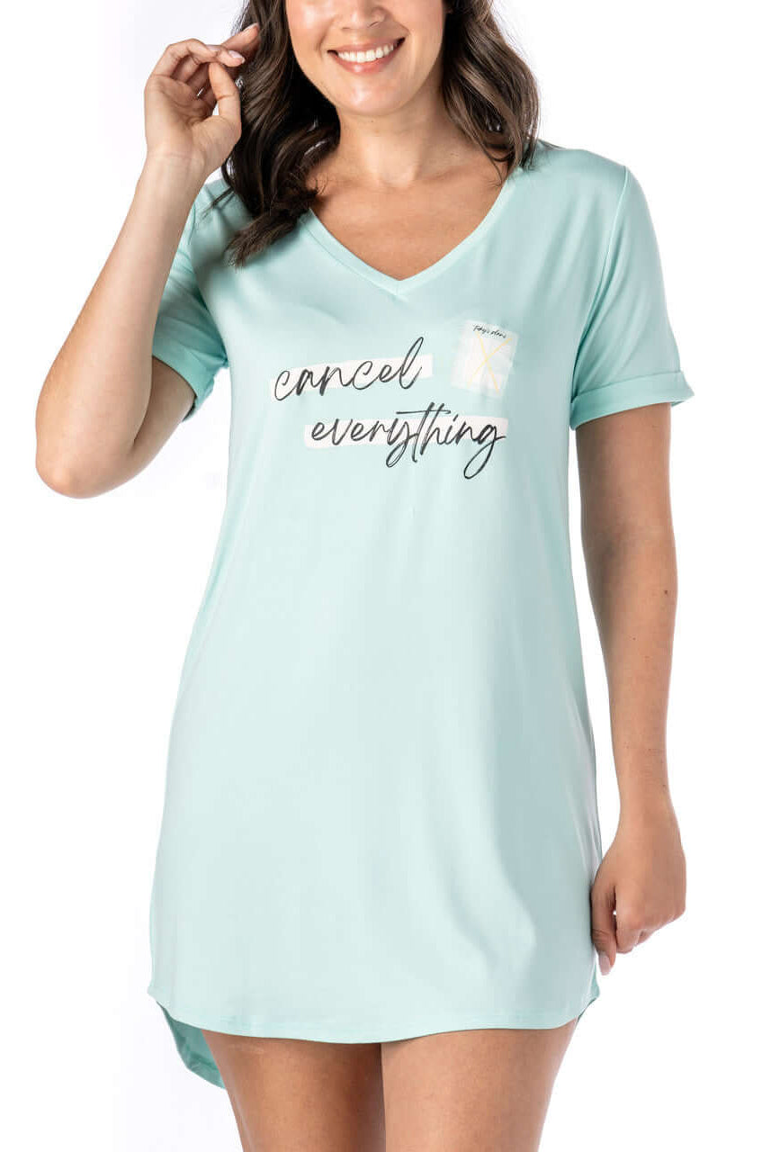 Signature Soft "Let Me Sleep" Sleepshirt in a Bag - Hello Mello - Cloud Nine Pajamas