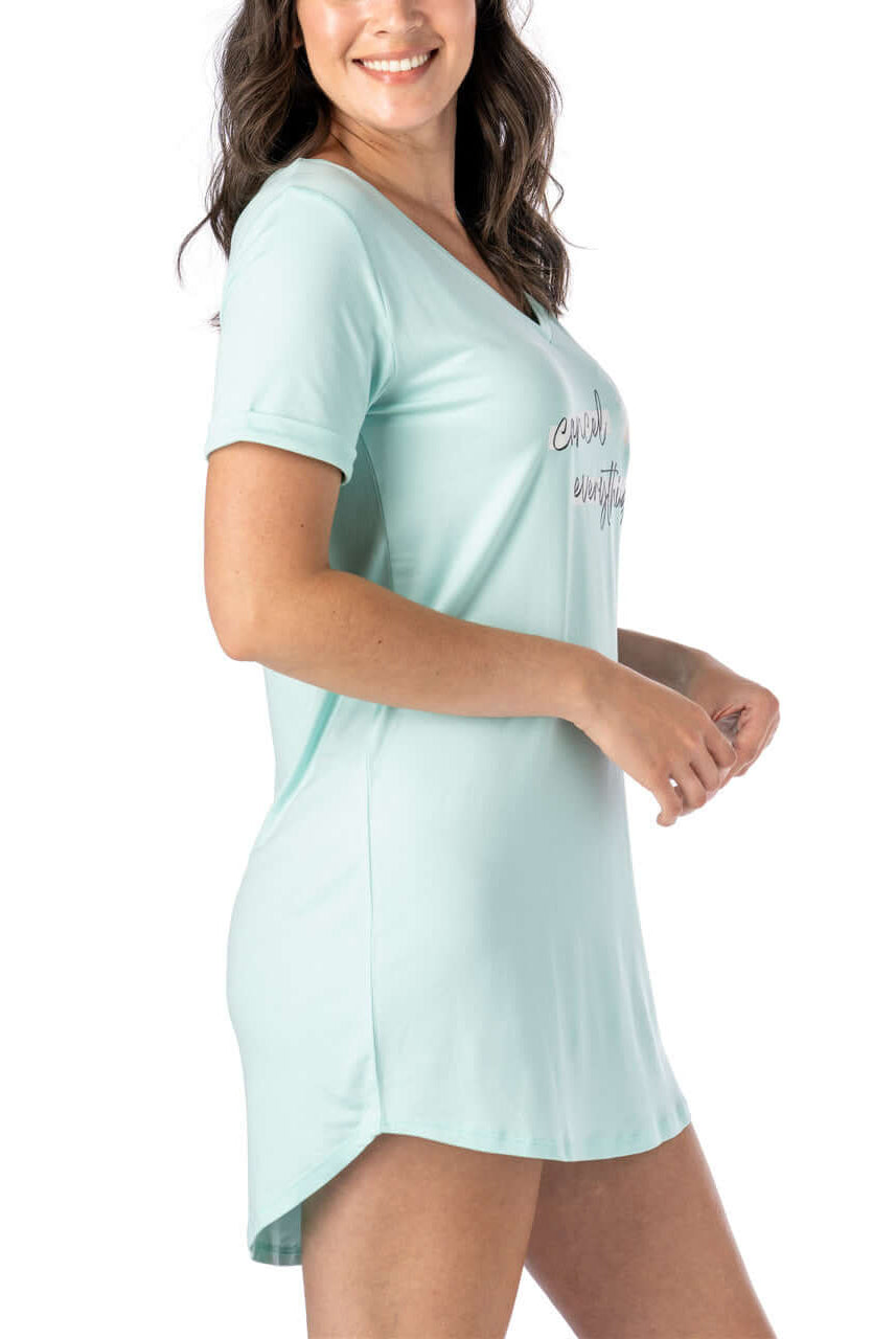 Signature Soft "Let Me Sleep" Sleepshirt in a Bag - Hello Mello - Cloud Nine Pajamas