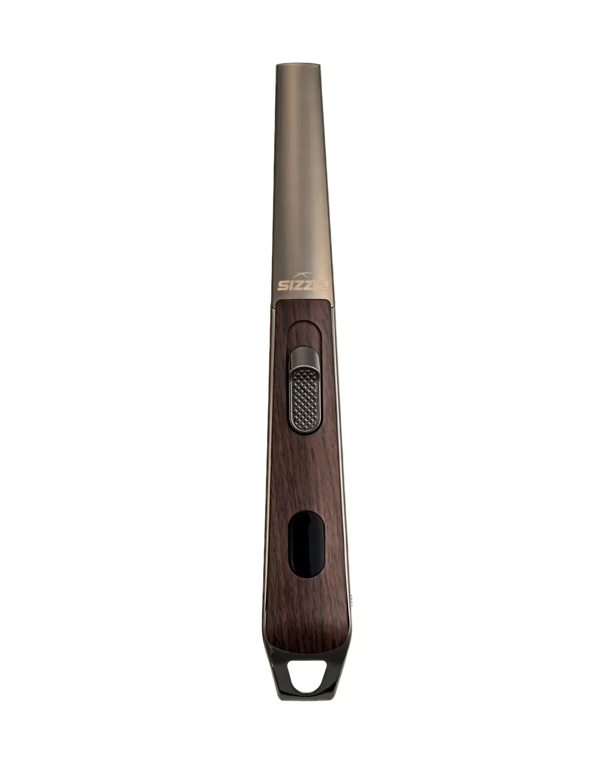 walnut rechargeable butane free plasma arc lighter by SIZZLE Sizzle LUX USB Rechargeable Plasma Arc Lighter | Black, Walnut or Oak Wood Grain
