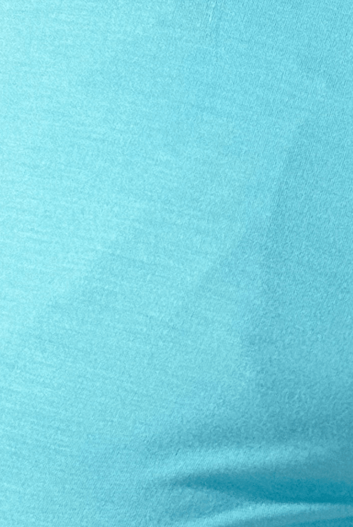 Sky Blue Essential Crew Neck Bamboo T-Shirt - Georgia Rylan - Cloud Nine Pajamas