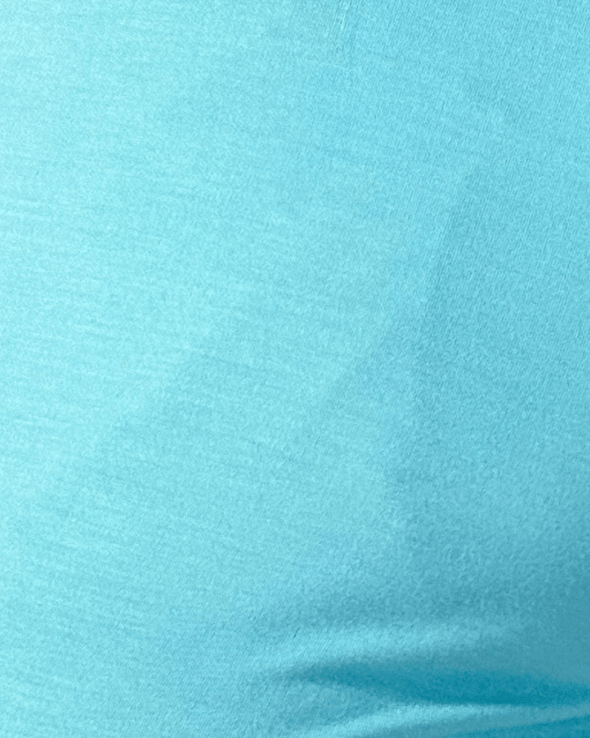 Sky Blue Essential Crew Neck Bamboo T-Shirt - Georgia Rylan - Cloud Nine Pajamas